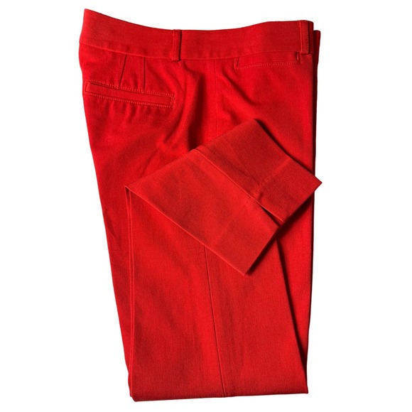 Banana Republic Sloan Fit Solid Orange Pant Skinny Fit Size 4 - Picture 12 of 14